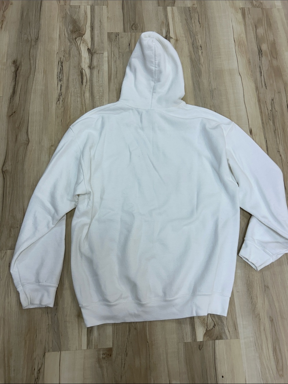 Gildan White Hoodie with Colorful Pizza Slice handmade Graphic image 4